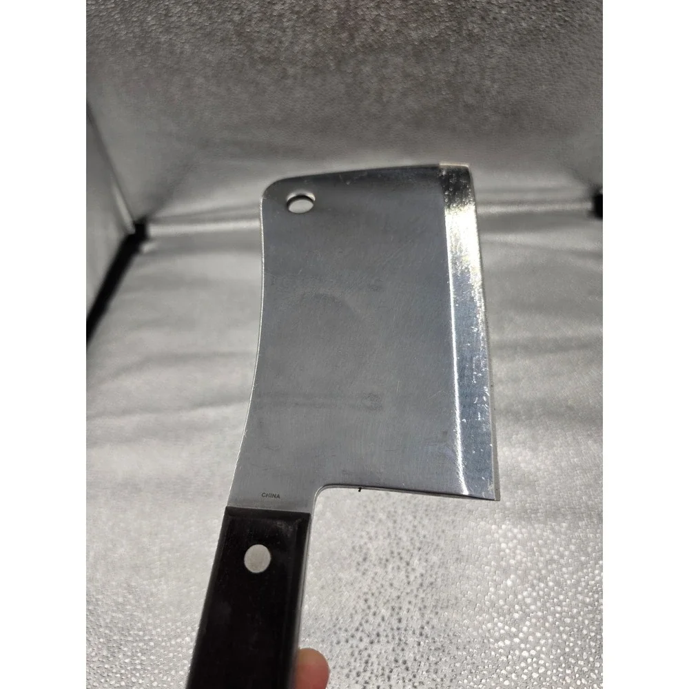 Dexter Basics 49542 Meat Cleaver 7 Inch Blade Wood Handle Heavy Duty Chopper O2